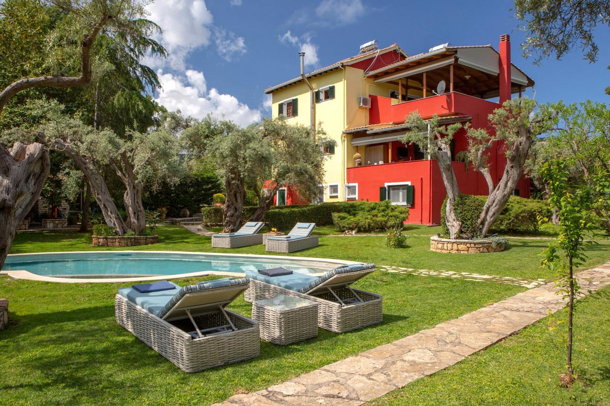 Poly'S Villa Lefkada Apolpaina Eksteriør bilde