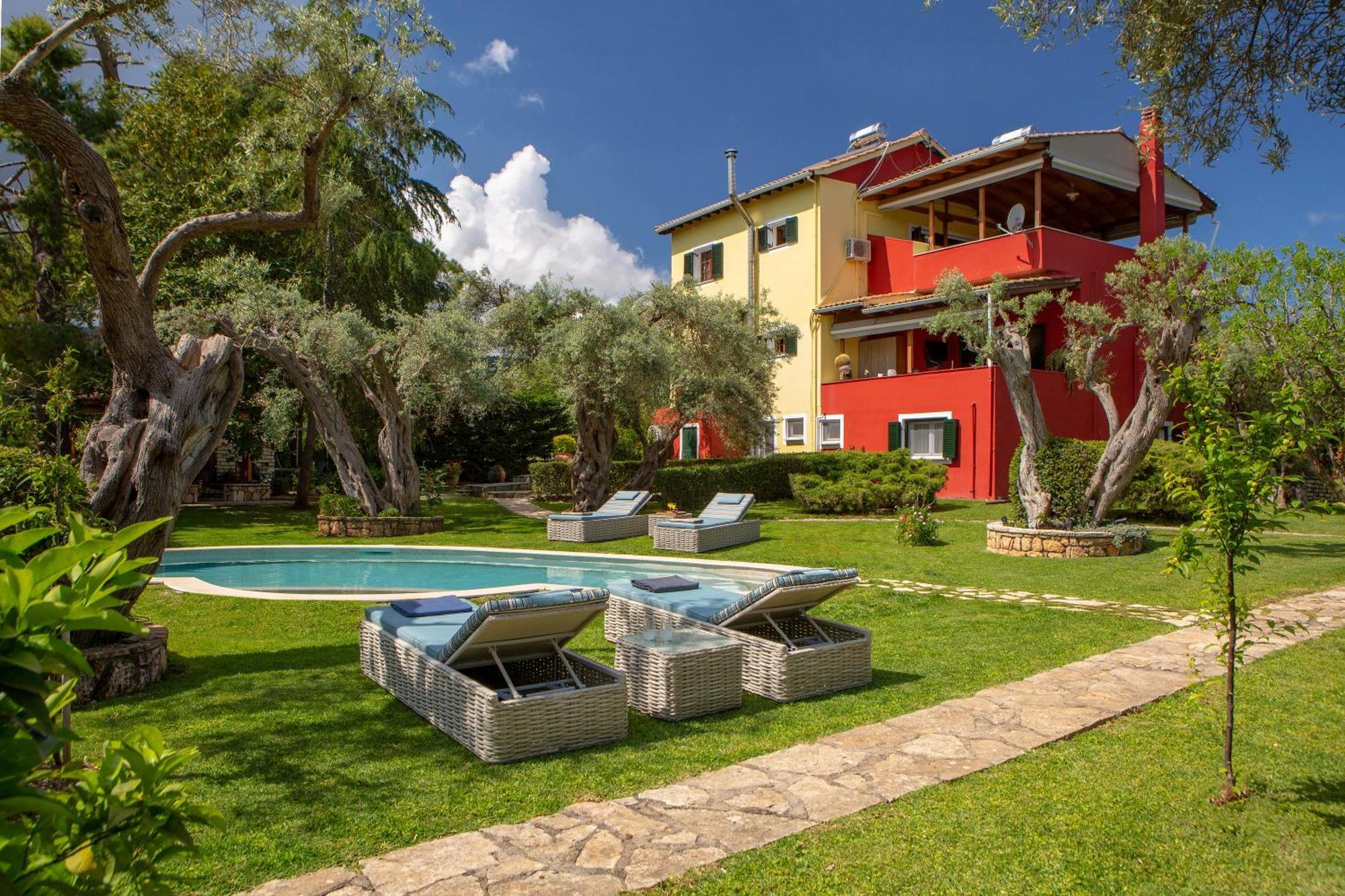 Poly'S Villa Lefkada Apolpaina Eksteriør bilde